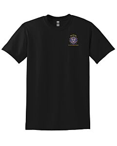 Gildan® - DryBlend® 50 Cotton/50 Poly T-Shirt - 2 Location Imprint  - Cosmo Club-Black