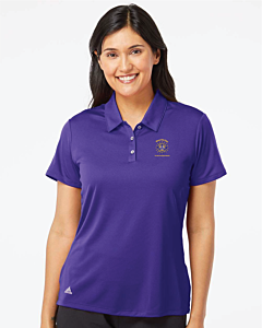 Adidas - Women's Performance Polo - Embroidery-Collegiate Purple