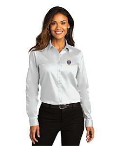Port Authority® Ladies Long Sleeve SuperPro React ™ - Embroidery
