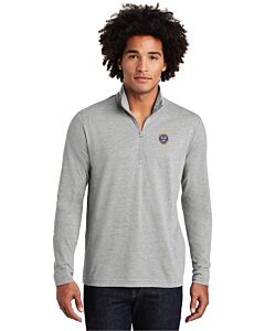 Sport-Tek ® PosiCharge ® Tri-Blend Wicking 1/4-Zip Pullover - Embroidery -Light Gray Heather